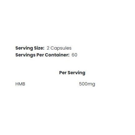 HMB 500 mg / 120 Caps