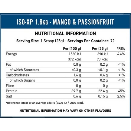 Iso-XP Whey Protein Isolate Banana