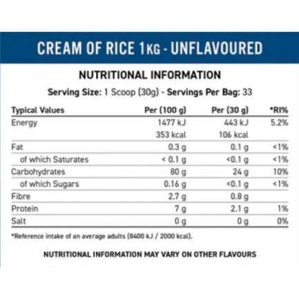 Cream Of Rice Toffee Biscuit