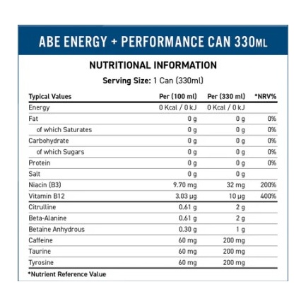 ABE - Energy & Performance / 330 ml Orange Burst