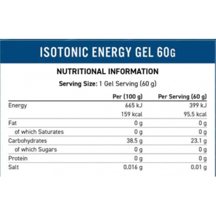Isotonic Energy Gel / 20 x 60 g Blackcurrant