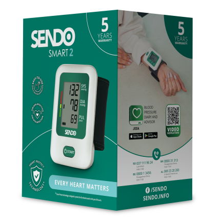Sendo Smart 2 Дигитален апарат за кръвно налягане за китка