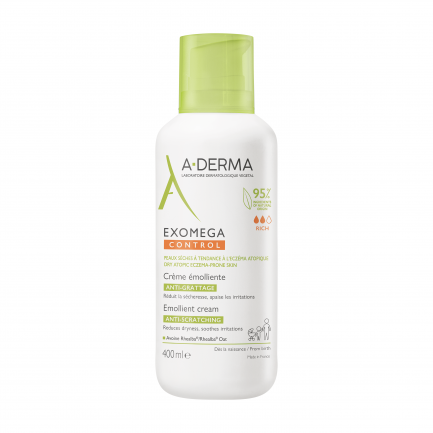 A-Derma Exomega Control Емолиентен крем 400 ml
