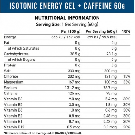 Sprint Energy Gel - With Caffeine / 60 g Cola
