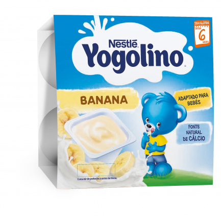 Nestle Yogolino Млечен десерт с банан 100 g x4 броя