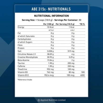 ABE - Ultimate Pre-Workout / Sachet Energy Drink