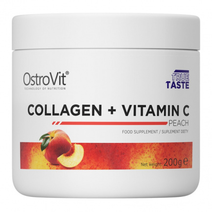 OstroVit Collagen + Vitamin C Праскова 200 g
