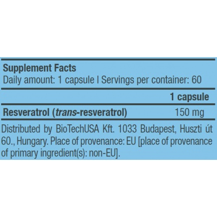 Resveratrol 150 mg / 60 Caps