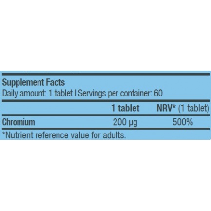Chromium Picolinate / 60 Tabs