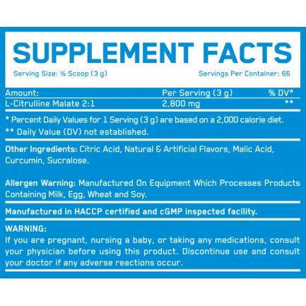 Citrulline Malate Sweet green apple