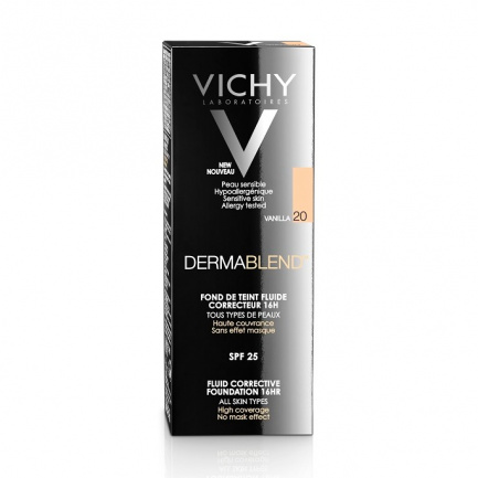 Vichy Dermablend Фон дьо тен 20 флуид 30 ml - Ванилия