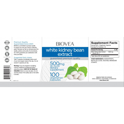 White Kidney Bean Extract 1000 mg
