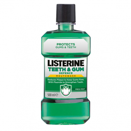 Listerine Teeth & Gum Defence Вода за уста 500 ml