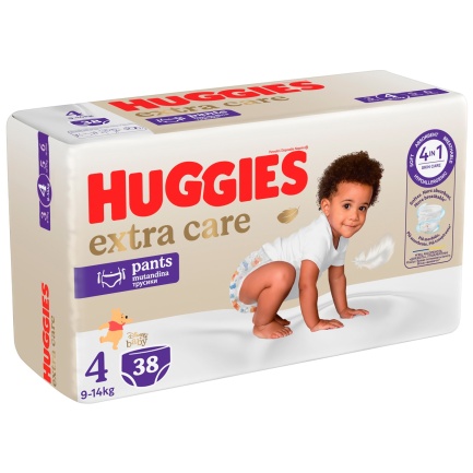 Huggies ExtraCare Гащи 4 (9-14кг) х38 броя