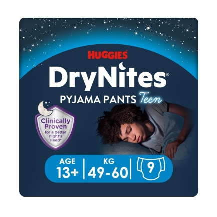 Huggies DryNites Гащи-пижама 13+г (48-60 kg) х10 броя СИН