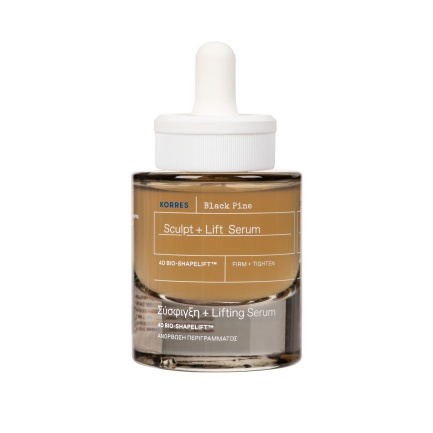 KORRES Серум за лице против бръчки с лифтинг ефект с черен бор 30 ml