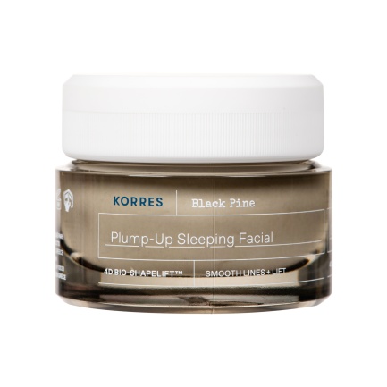 KORRES Нощен лифтинг крем за лице с черен бор 40 ml