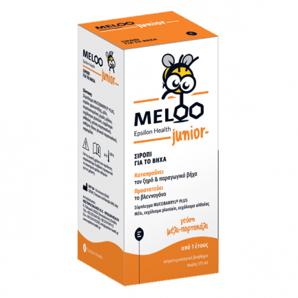 MELOO Junior Сироп за кашлица за деца с мед 175 ml