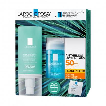 La Roche-Posay Hydraphase HA Light комплект 72-часова хидратираща грижа за изпълнена и сияеща кожа
