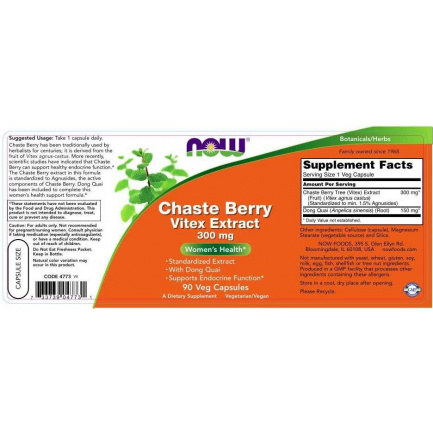 Chaste Berry / Vitex Extract 300 mg