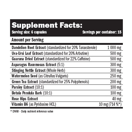 Diuretic Complex 90 Caps.