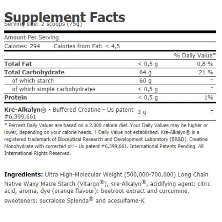 Vitargo + Kre-Alkalyn ® 2000g. Lemon