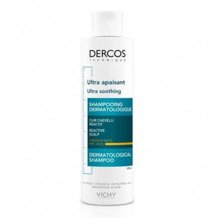 Vichy Dercos Успокояващ шампоан за суха коса х200 ml