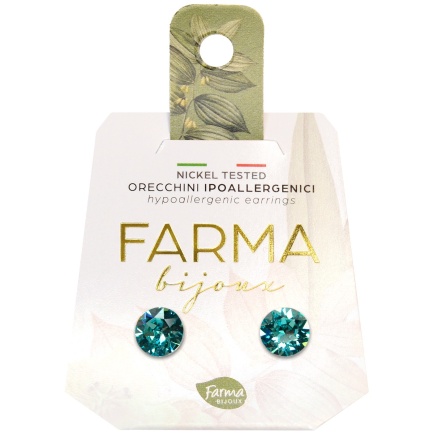FARMA BIJOUX Обици Xirius тюркоазено 7,15 mm ВЕ 66C35