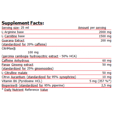CarniLean ™ 10 x 25ml. Fresh Lime