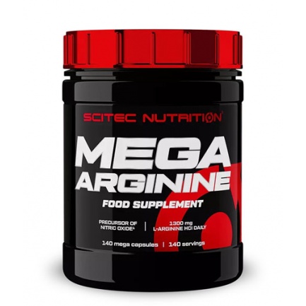 Mega Arginine 140 Caps.