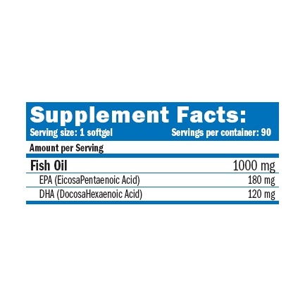 Super Omega3 Fish Oil 90 Softgels
