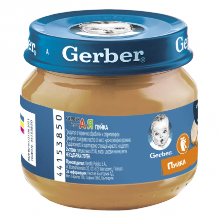Nestle Gerber Пюре от пуйка 6м+ 80 g
