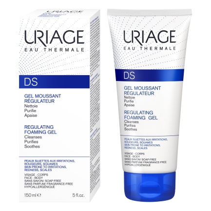 Uriage D.S. Регулиращ измиващ гел за раздразнена кожа 150 ml