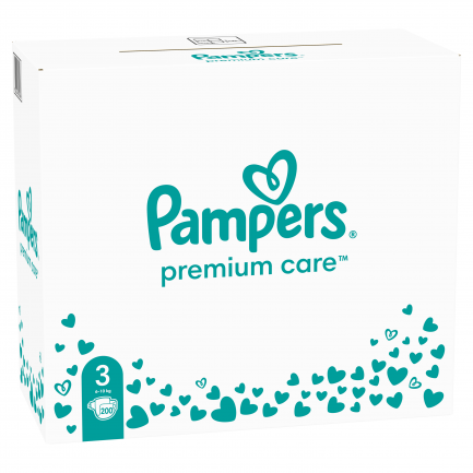 Pampers Premium Care MSB пелени 3 Миди x200 броя