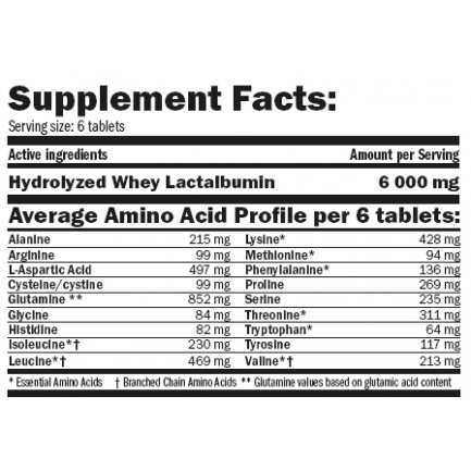 Amino Whey Gold / 360 Tabs.