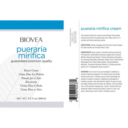 Pueraria Mirifica / Breast Cream