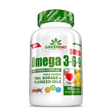Greenday Super Omega 3-6-9 / 90 Soft.