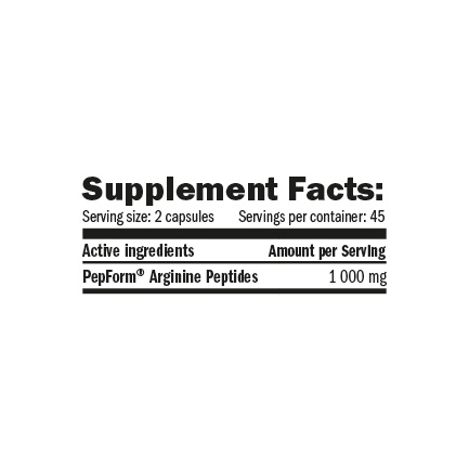 Pepform Arginine / 90 Caps.