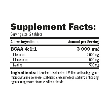 BCAA 4:1:1 / 150 Tabs.