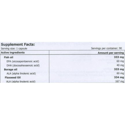 Greenday Super Omega 3-6-9 / 90 Soft.