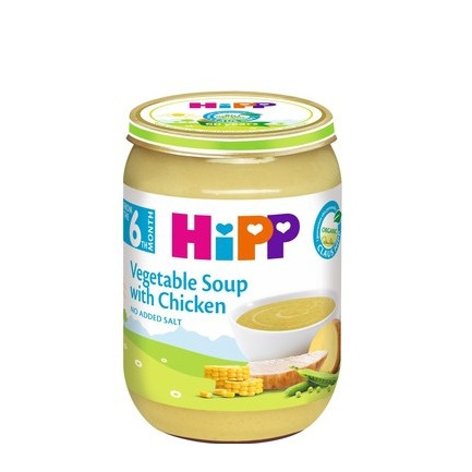 Hipp 7973 Био Зеленчукова супа с пиле 190 гр