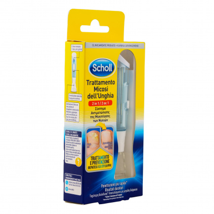 Scholl Fungal Nail Система за премахване на гъбички по ноктите 3,8 ml