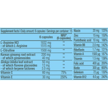 Men's Arginine / 90 Caps.