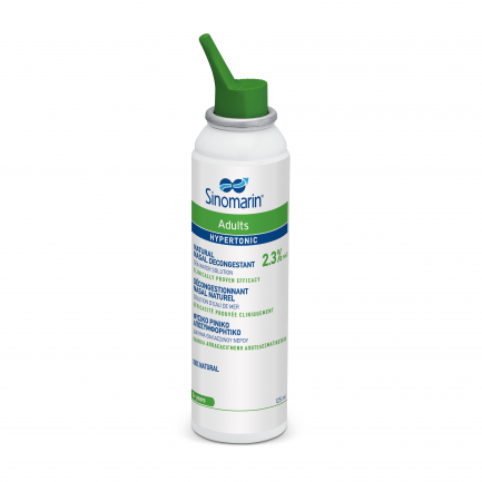 Sinomarin® Adults Хипертоничен разтвор с морска вода (2,3% NaCl) 125 ml