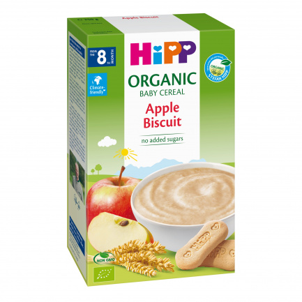 Hipp 2892 Био инстантна каша ябълки и бисквити 250 гр