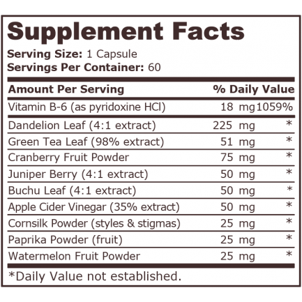 Pure Nutrition - Aqua Out - 60 Капсули