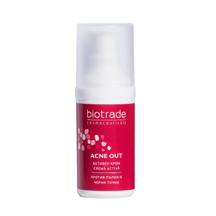 Biotrade Acne Out Активен крем за мазна и акнеична кожа x30мл - Biotrade