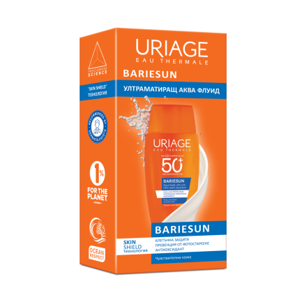 Uriage Bariesun SPF50+ Ултраматиращ аква флуид 50 ml