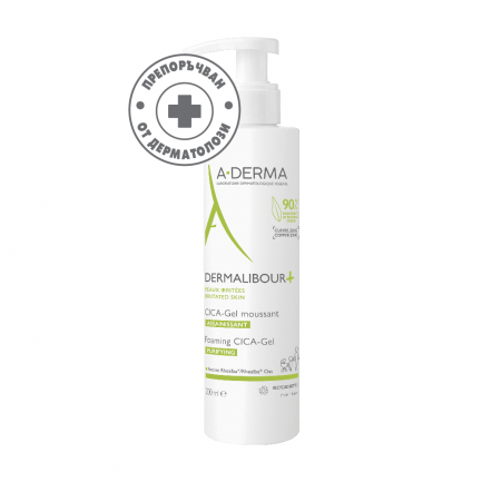 A-Derma Dermalibour + Cica Пенещ се гел 200 ml