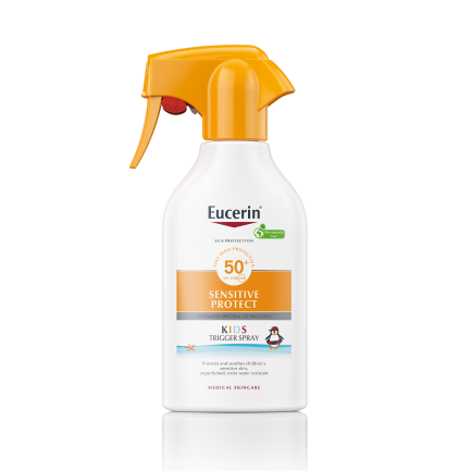 Eucerin Sensitive Protect SPF50+ Слънцезащитен спрей за деца 250 ml